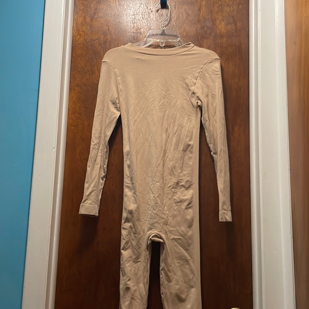 Tan/cream full body under suit, size: S, brand: Sansha, color: tan/cream